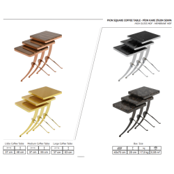 QUADRATISCHER PION - COUCHTISCH